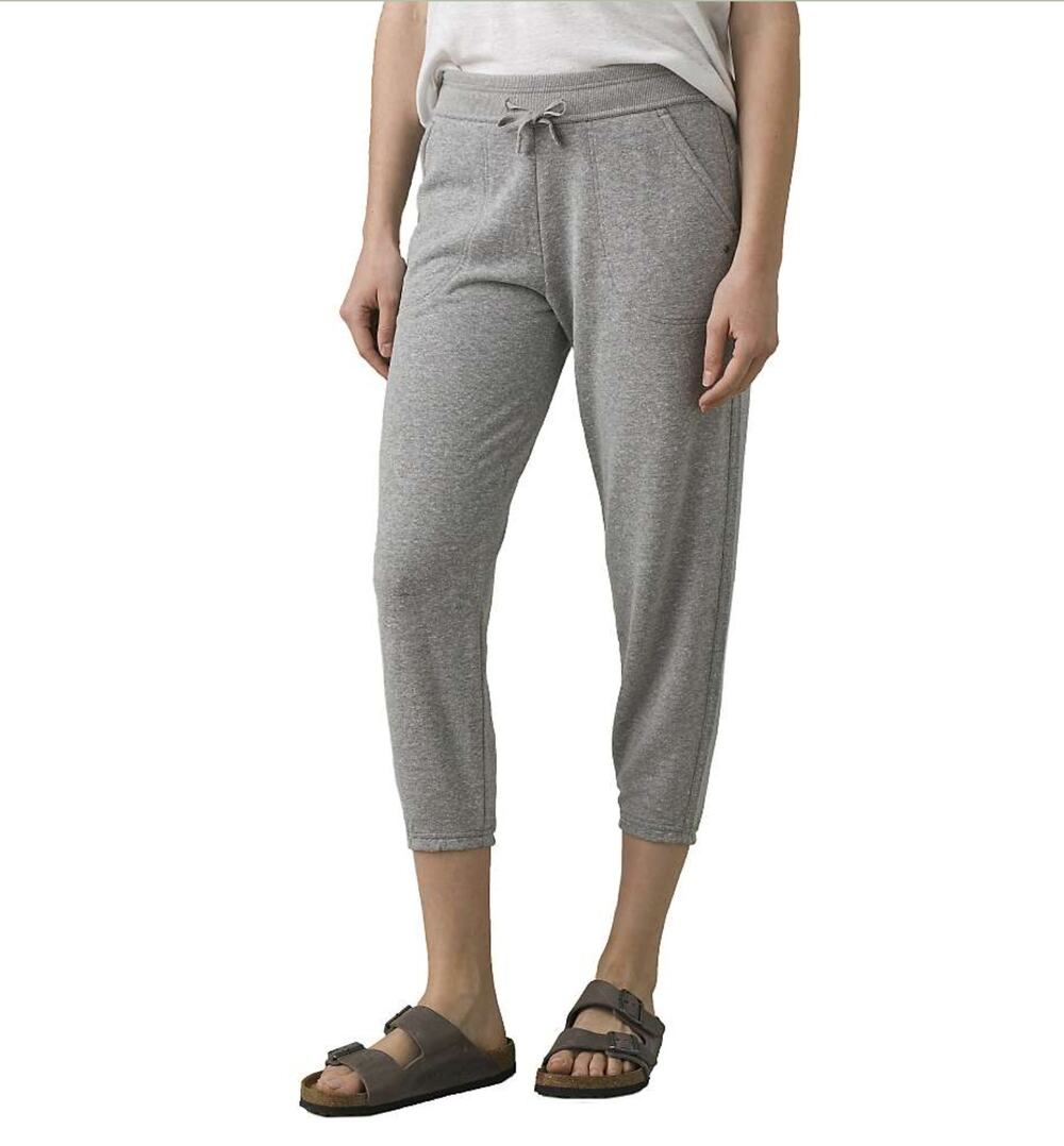 Prana Womens Cozy Up Ankle Joggers XS Heather Grey Sweatpants NWT